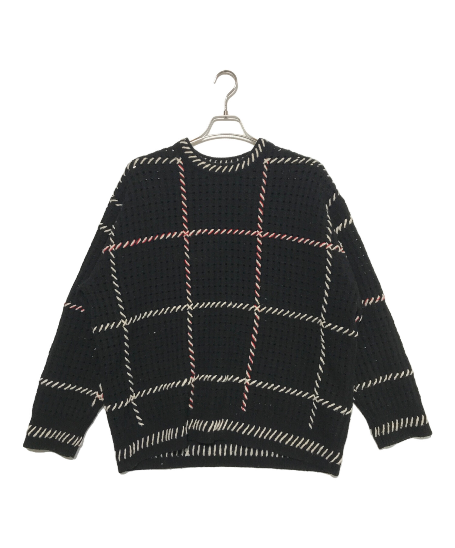 トップス Supreme Quilt Stitch Sweater Black Supreme Quilt Stitch Sweater Black Men's - SS23 - US