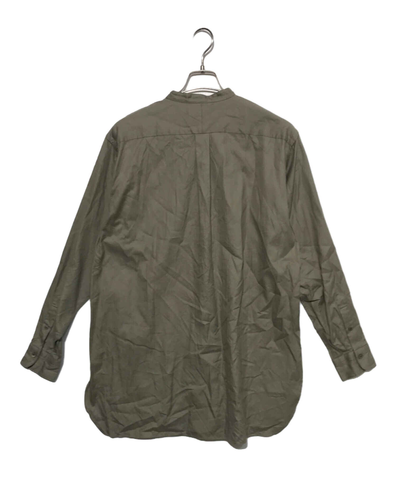 Leno様 中古・古着通販】LENO (リノ) バンドカラーシャツ カーキ サイズ:1