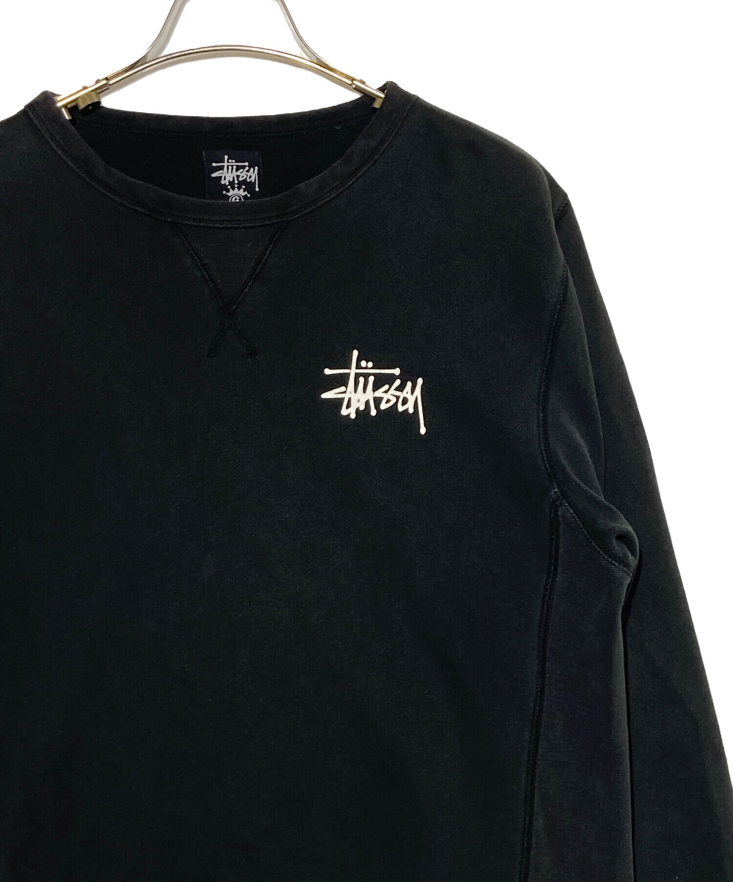 中古・古着通販】stussy (ステューシー) クルーネックスウェット 