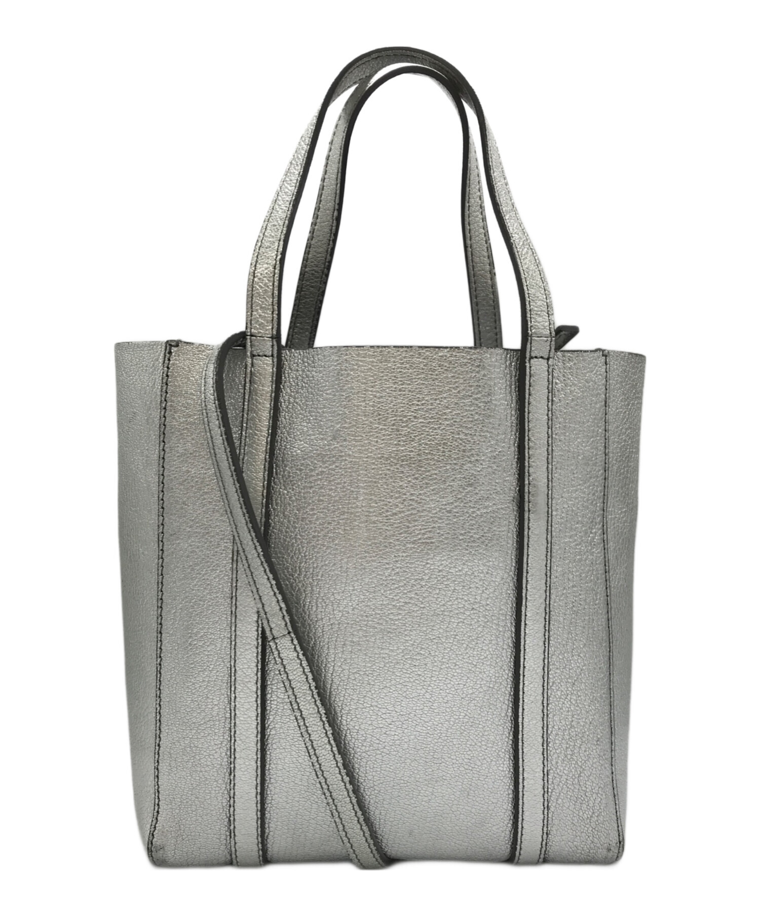 BALENCIAGA バレンシアガ エブリデイ XXS トートバッグ シルバー系 BALENCIAGA バレンシアガ エブリデイ トート XXS 551815 シルバー