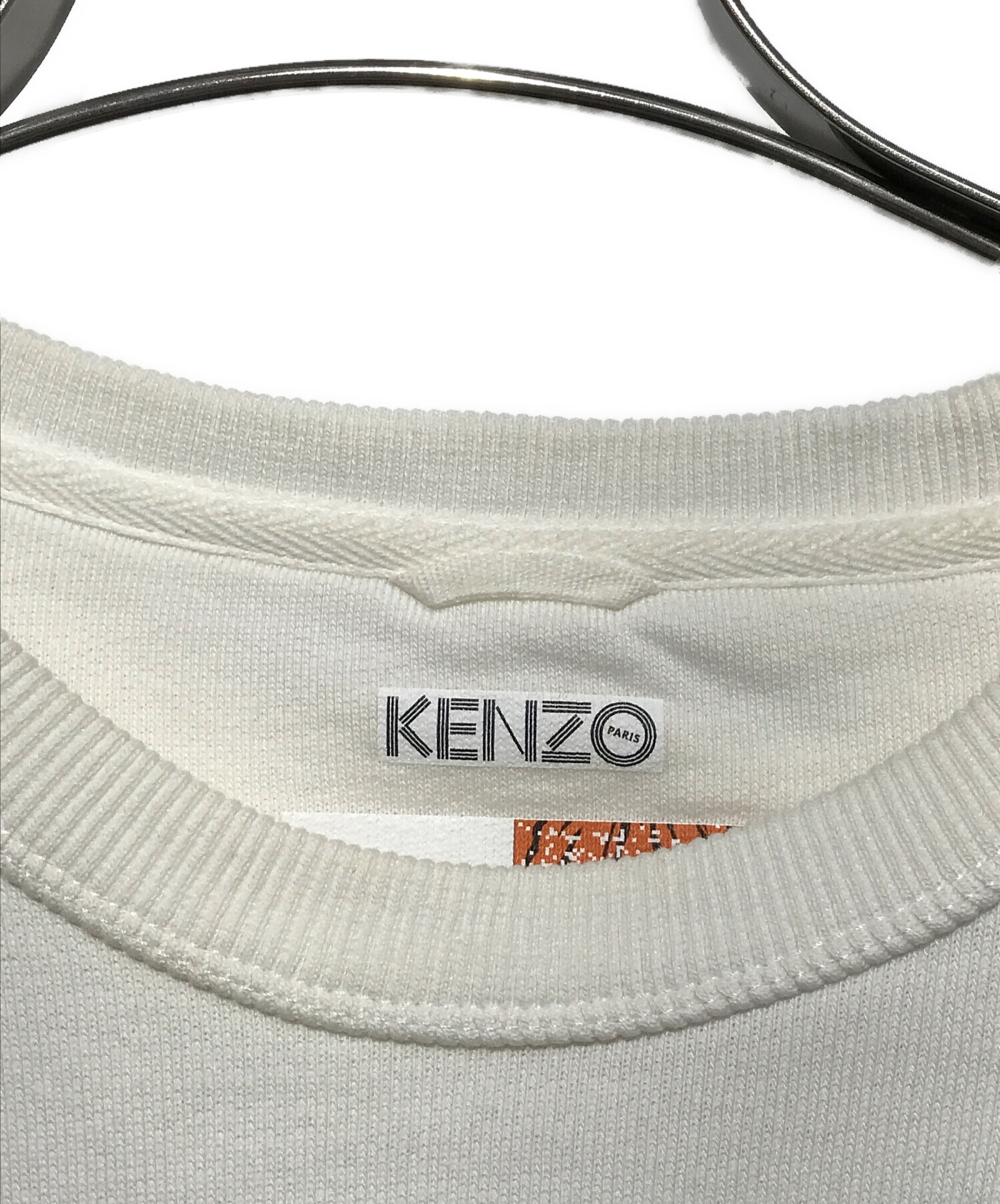 中古・古着通販】KENZO (ケンゾー) 虎プリントスウェット ホワイト 