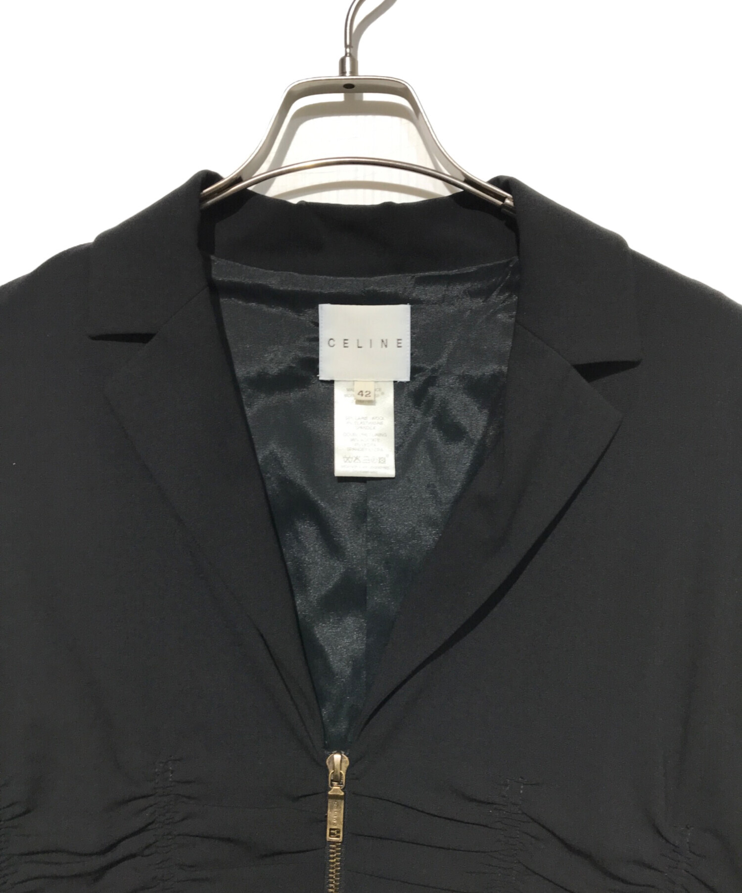 中古・古着通販】CELINE (セリーヌ) ウエストシャーリングジャケット  