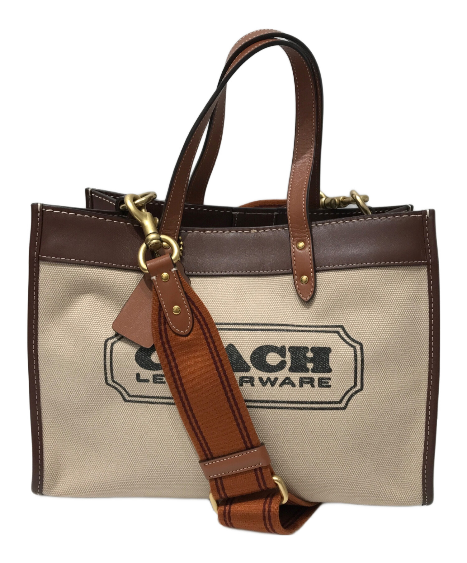 中古・古着通販】COACH (コーチ) フィールド トート 30 ウィズ コーチ 