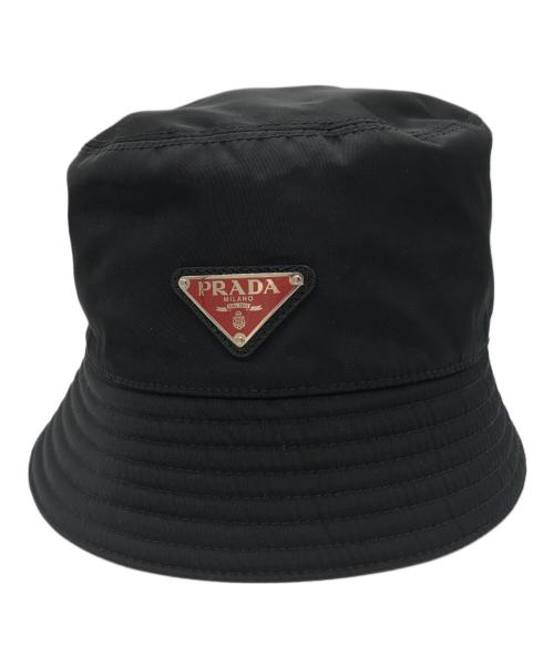 中古・古着通販】PRADA (プラダ) バケットハット ブラック サイズ:S  