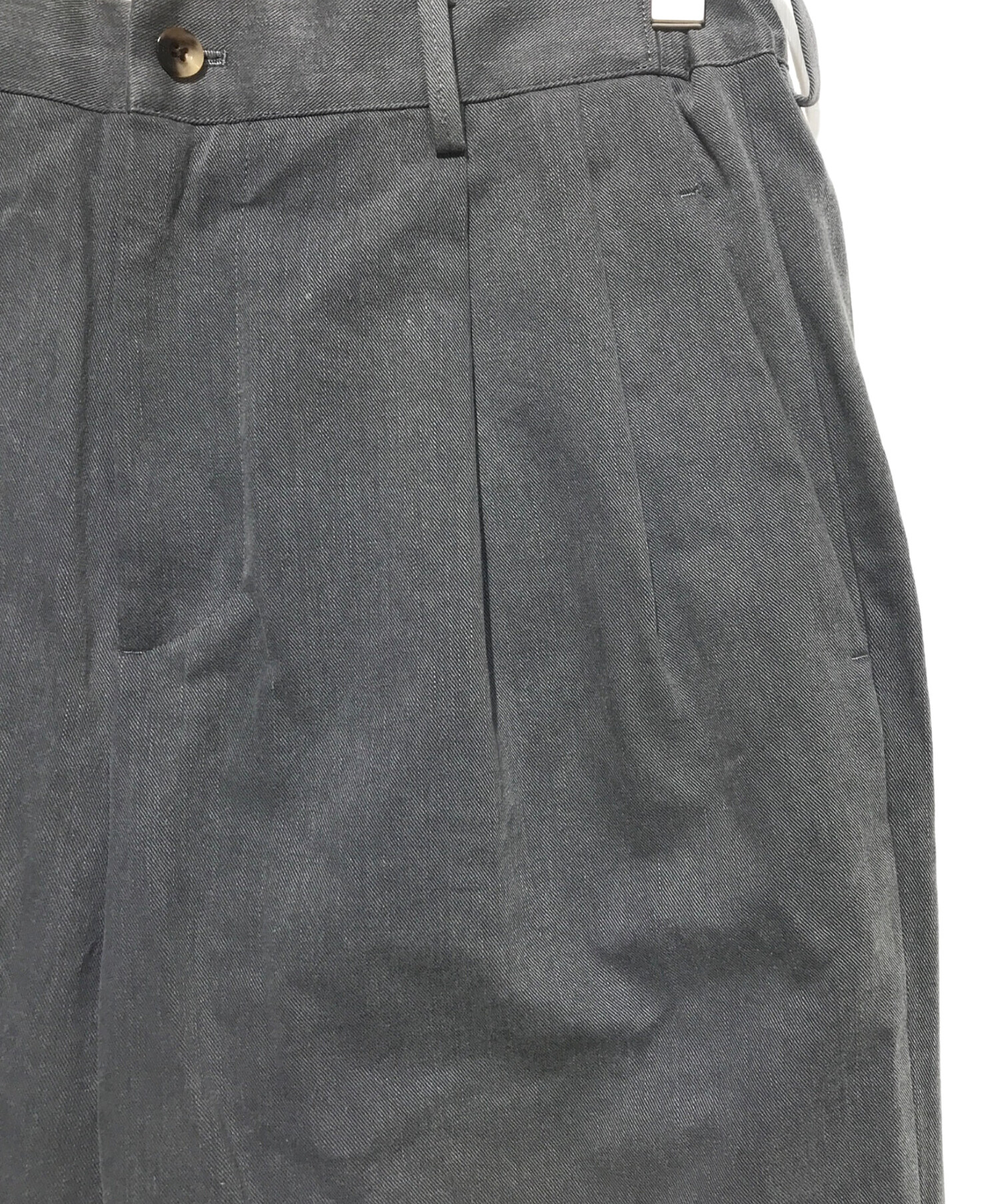 中古・古着通販】IRENISA (イレニサ) タックパンツ グレー サイズ:3