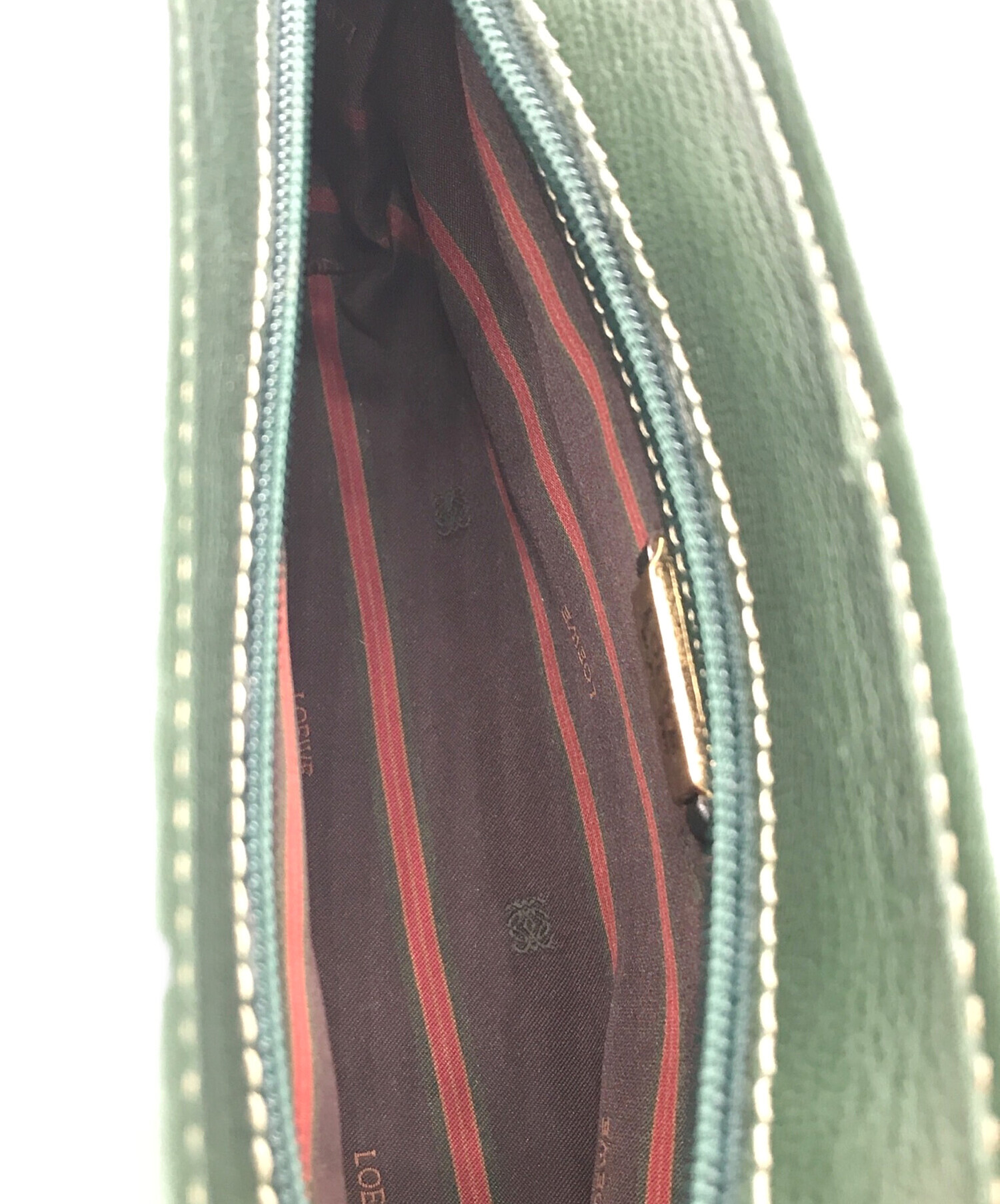 中古・古着通販】LOEWE (ロエベ) ベラスケス クラッチバッグ グリーン