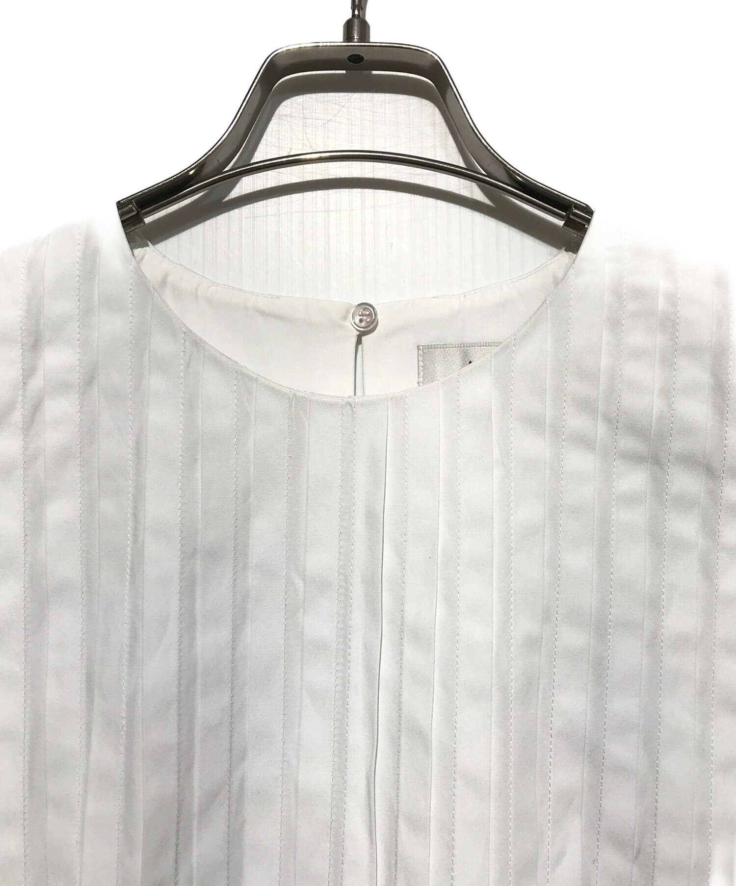 中古・古着通販】ADORE (アドーア) クリアコンパクトブラウス ホワイト 