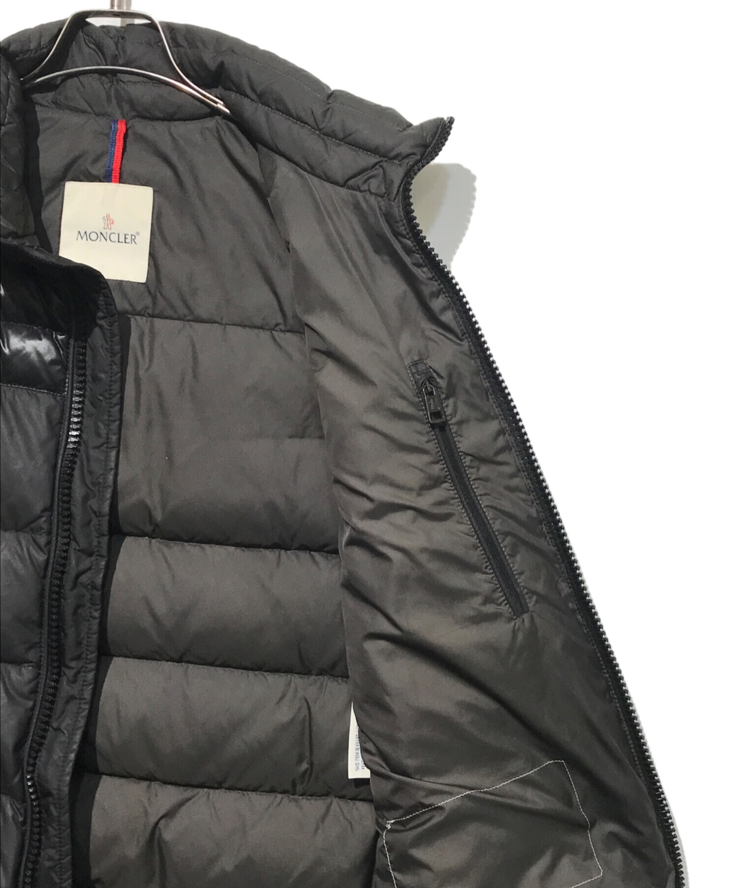中古・古着通販】MONCLER (モンクレール) DUPRES GILET BLACK DOWN