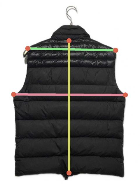 中古・古着通販】MONCLER (モンクレール) DUPRES GILET BLACK DOWN
