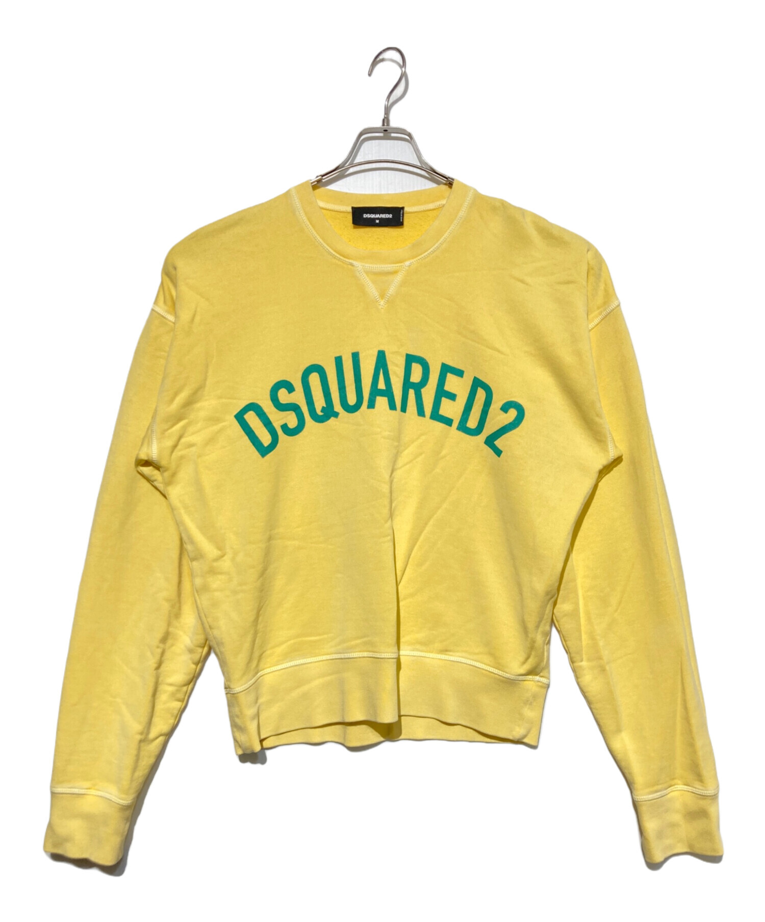 DSQUARED2 イエローロゴスウェット M DSQUARED2 イエローロゴ 