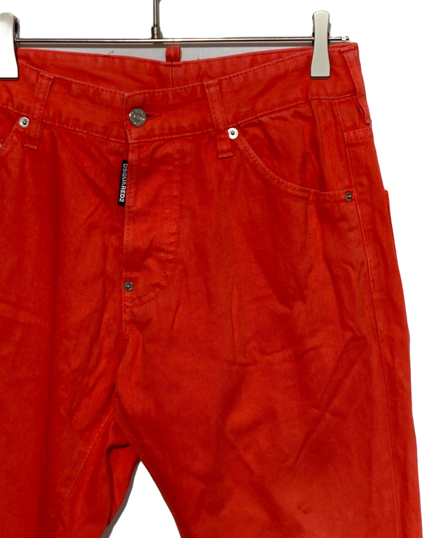中古・古着通販】DSQUARED2 (ディースクエアード) デニムパンツ レッド