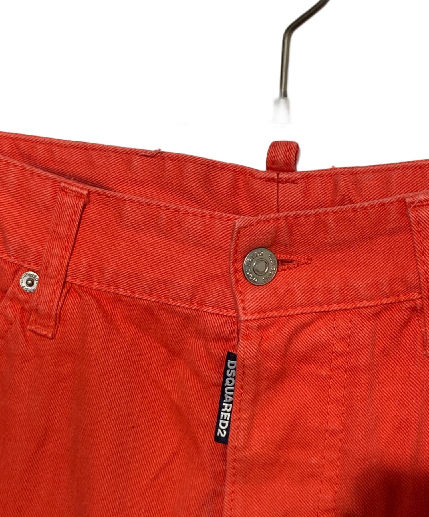 中古・古着通販】DSQUARED2 (ディースクエアード) デニムパンツ レッド 
