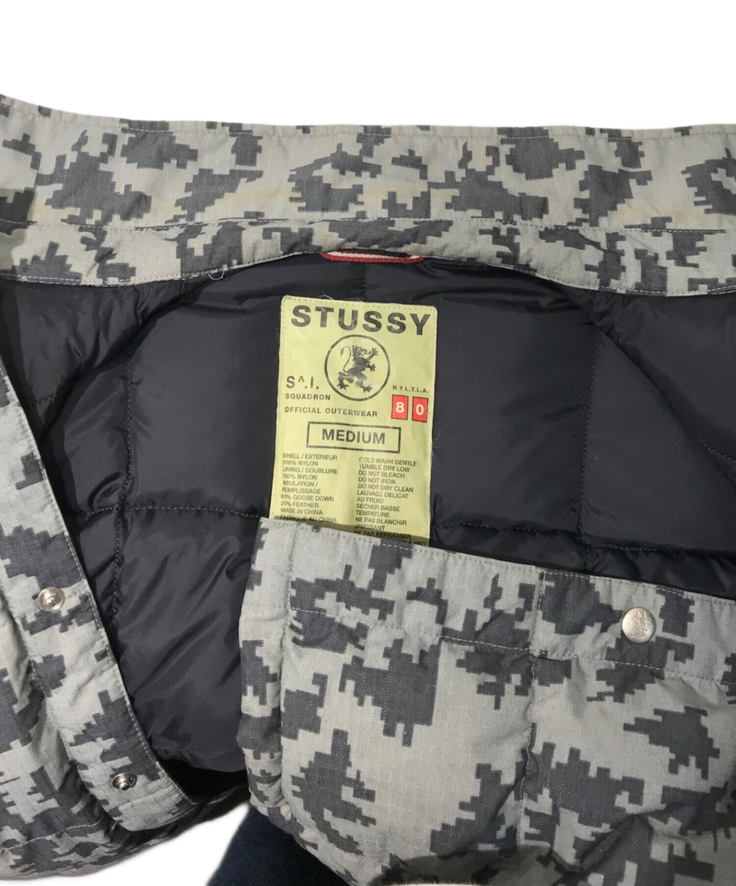 中古・古着通販】stussy (ステューシー) デジカモダウンシャツ