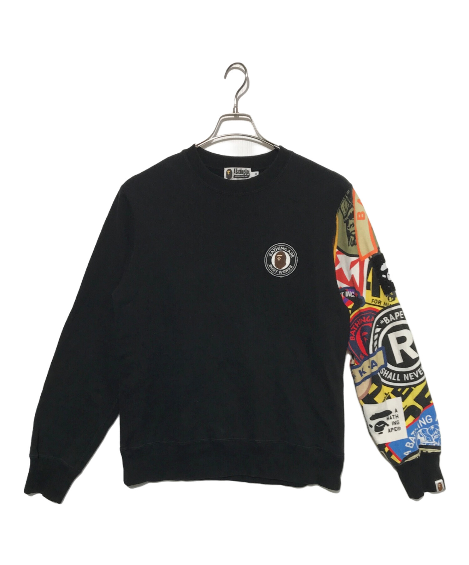 中古・古着通販】A BATHING APE (ア ベイシング エイプ) クルーネック 