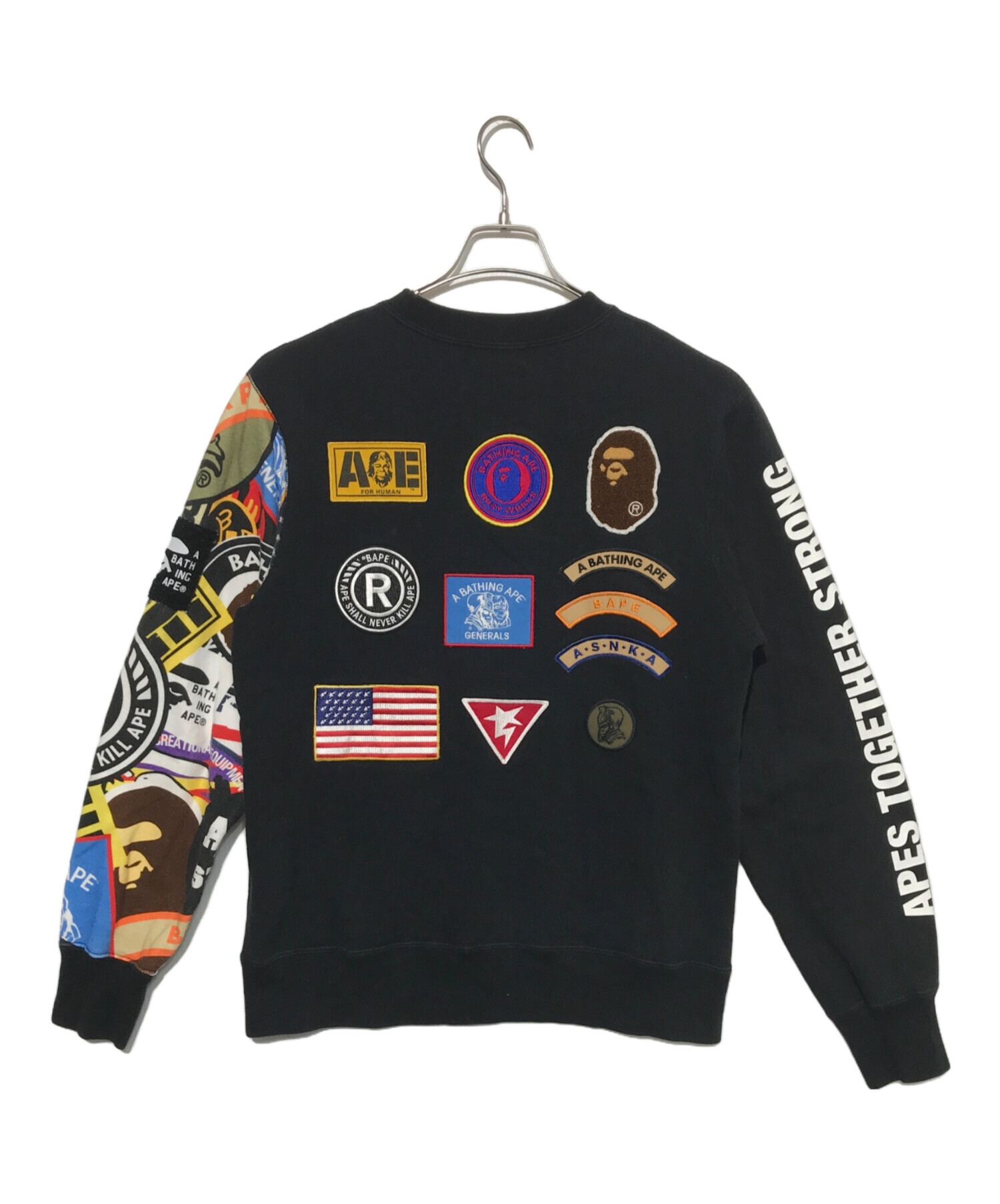 中古・古着通販】A BATHING APE (ア ベイシング エイプ) クルーネック 