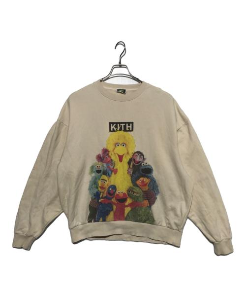 中古・古着通販】KITH (キス) 裏起毛スウェット ベージュ サイズ:M