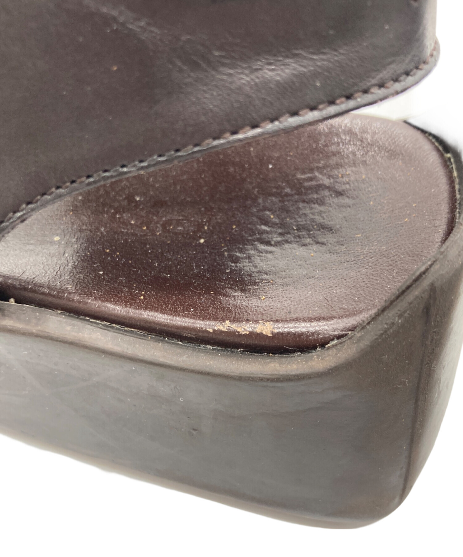 中古・古着通販】PRADA (プラダ) バックルベルトサンダル ブラウン 