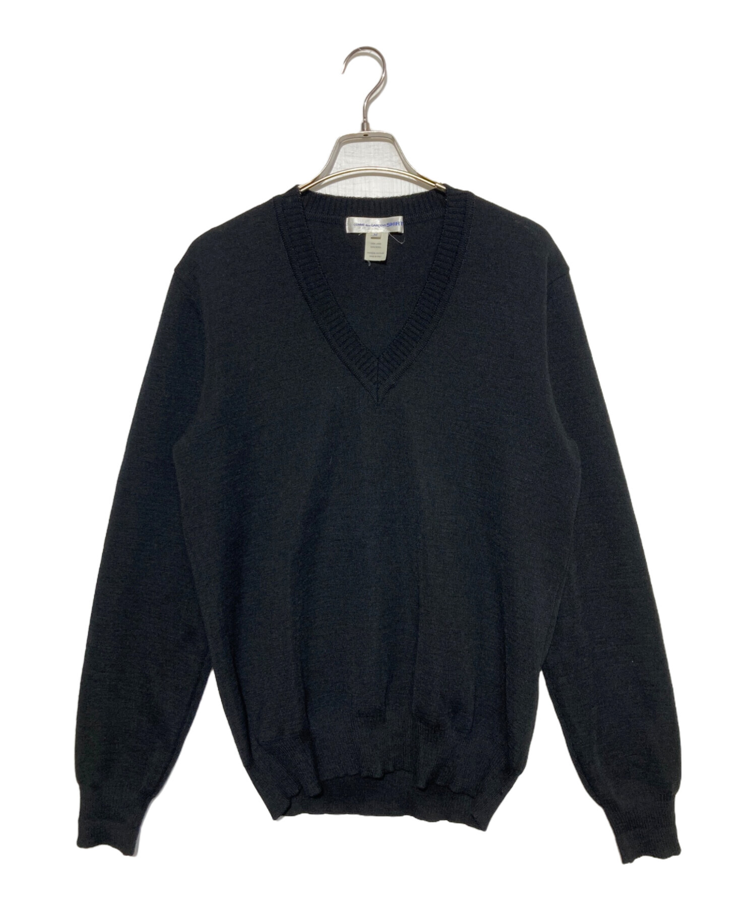 COMME des GARÇONS HOMME Vネックニット COMME des GARCONS SHIRT Vネック ニット M Comme Des Garçons Shirt