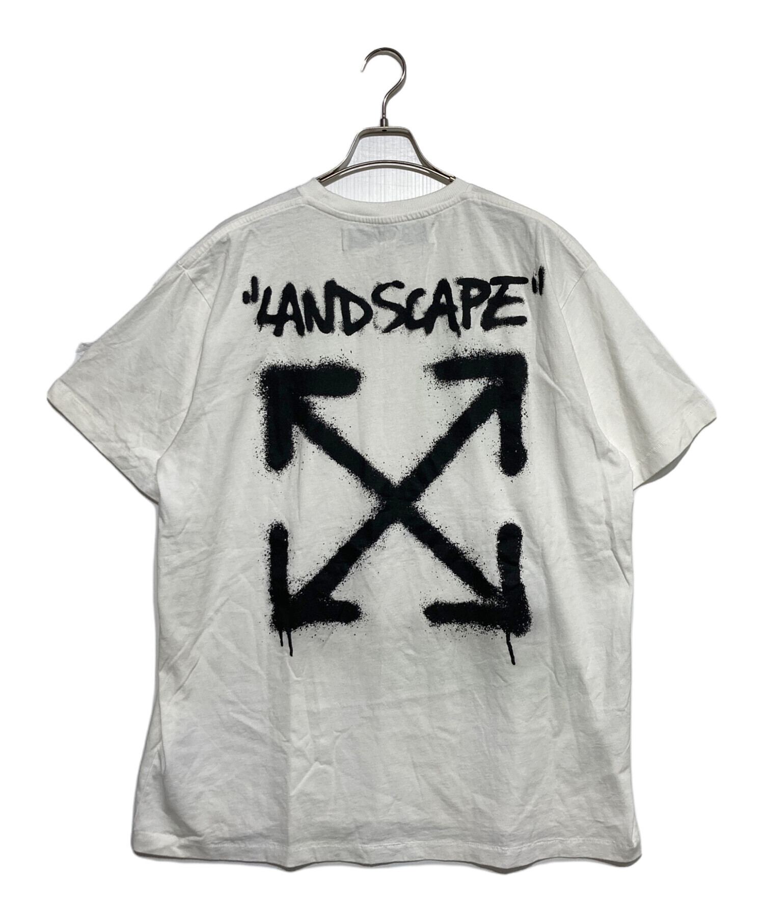 中古・古着通販】OFFWHITE (オフホワイト) 半袖Tシャツ ホワイト 