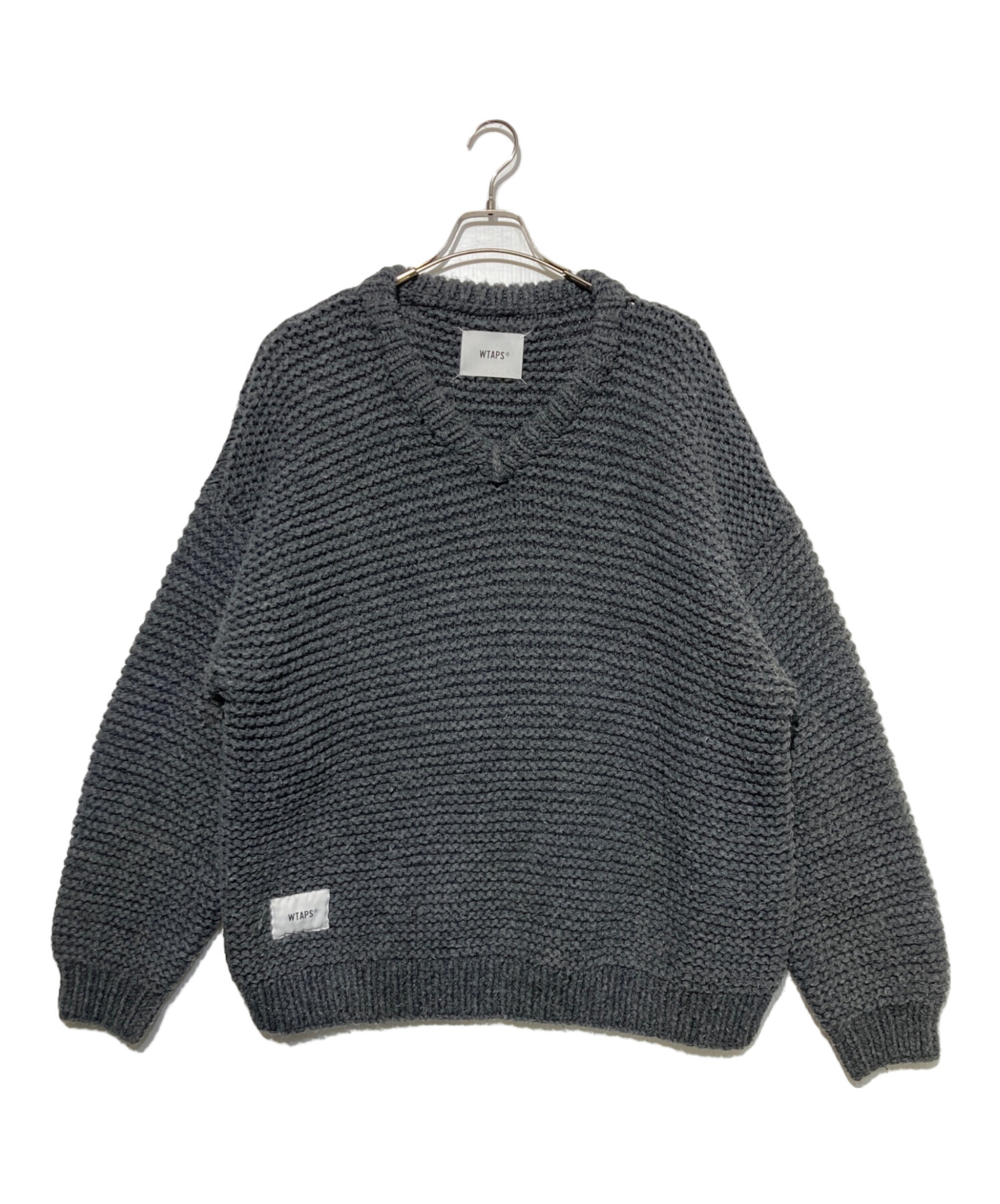 WTAPS knit ニット 192MADT-KNM02 ブラウン　サイズ2 WTAPS knit ニット 192MADT-KNM02 ブラウン サイズ2 WTAPS ダブル