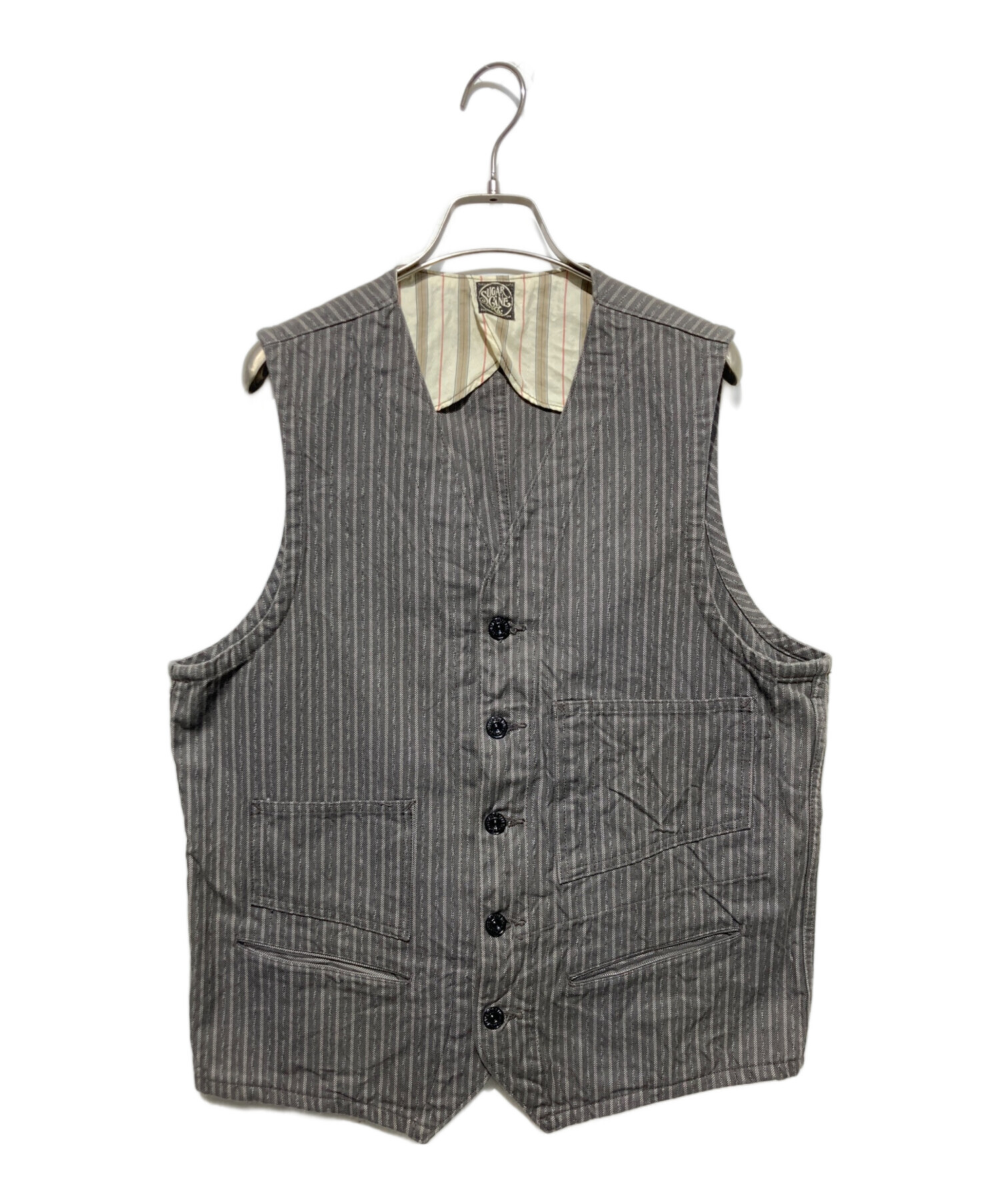 中古・古着通販】SUGAR CANE (シュガーケーン) 9oz.COVERT STRIPE WORK 