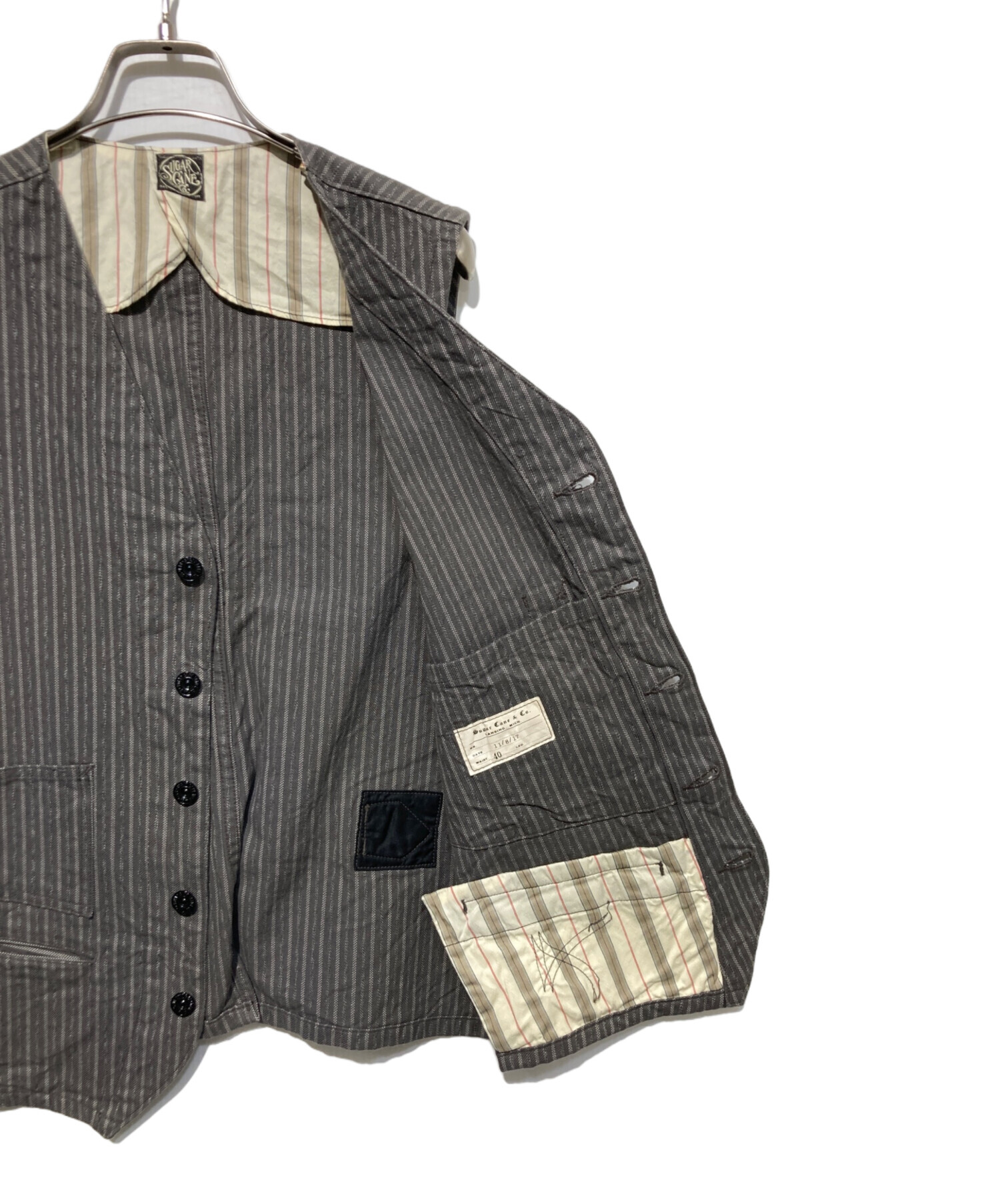中古・古着通販】SUGAR CANE (シュガーケーン) 9oz.COVERT STRIPE WORK