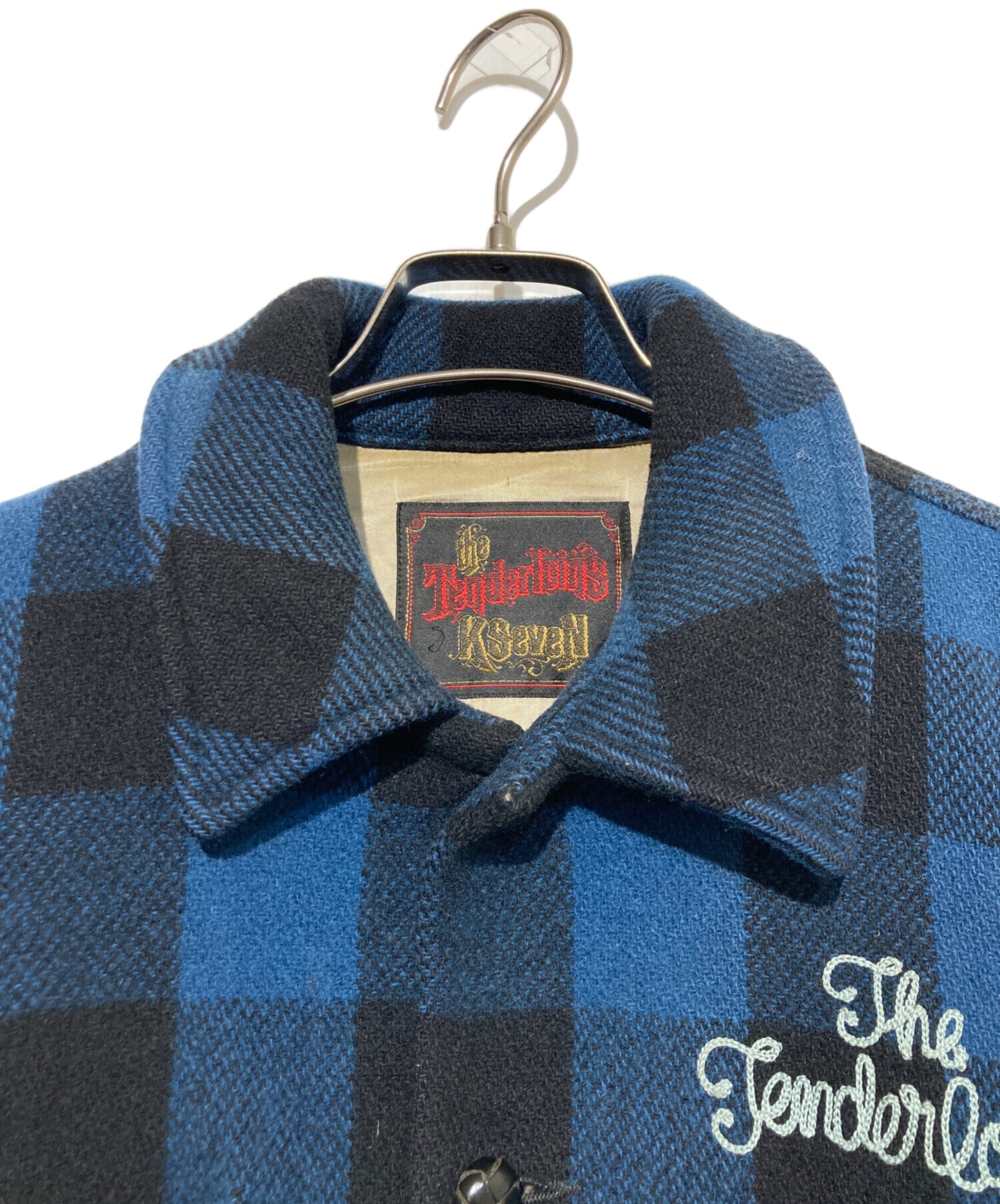 ジャケット・アウター TENDERLOIN T-BUFFALO JACKET BLUE TENDERLOIN テンダーロイン バッファロー ジャケット チェック ブルー