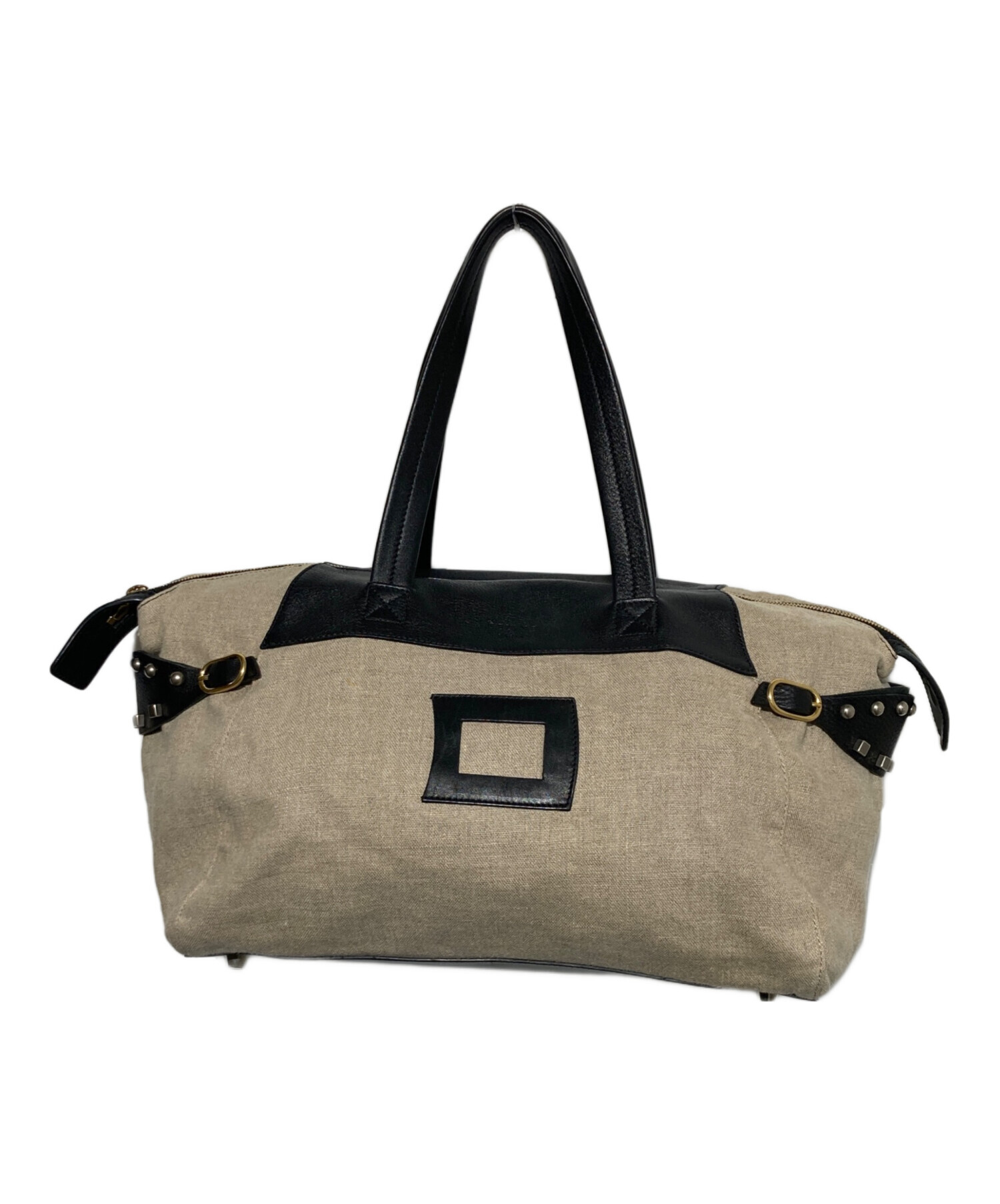 CELINE トートバッグ ベージュ/ブラック