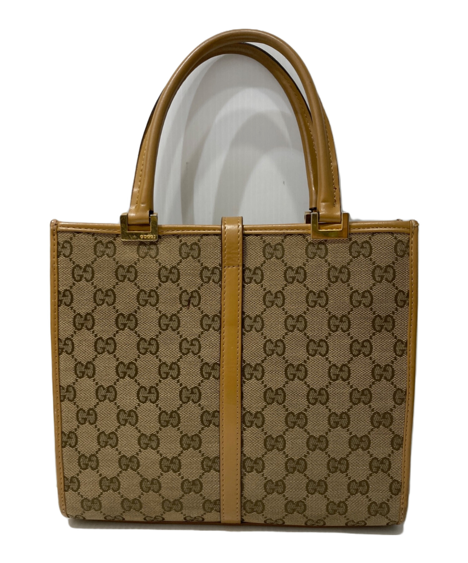 中古・古着通販】GUCCI (グッチ) ジャッキー トートバッグ ブラウン 