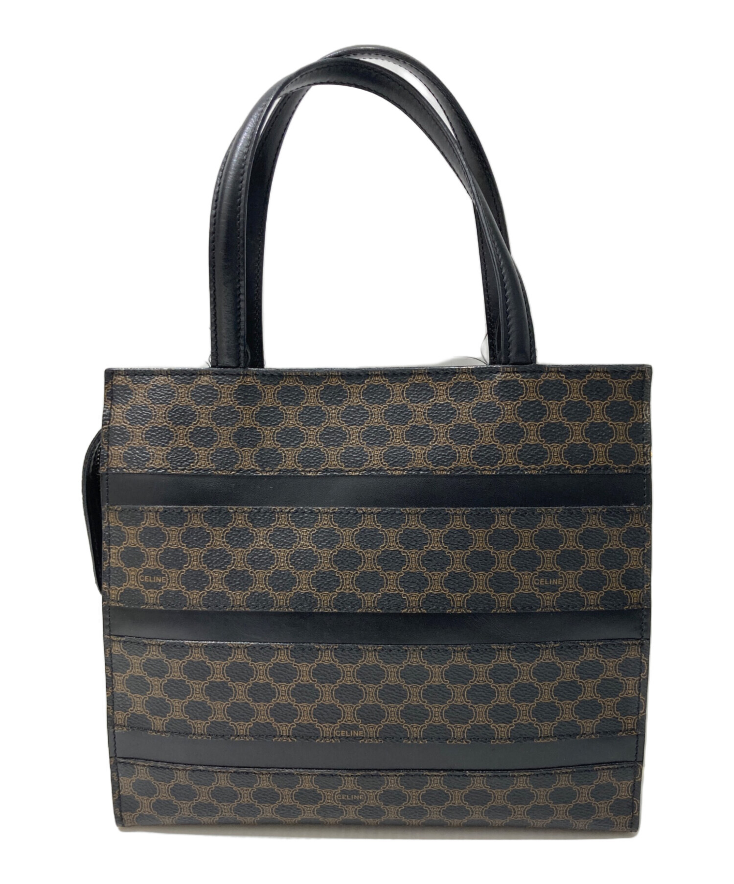 中古・古着通販】CELINE (セリーヌ) ブラックマカダムトート