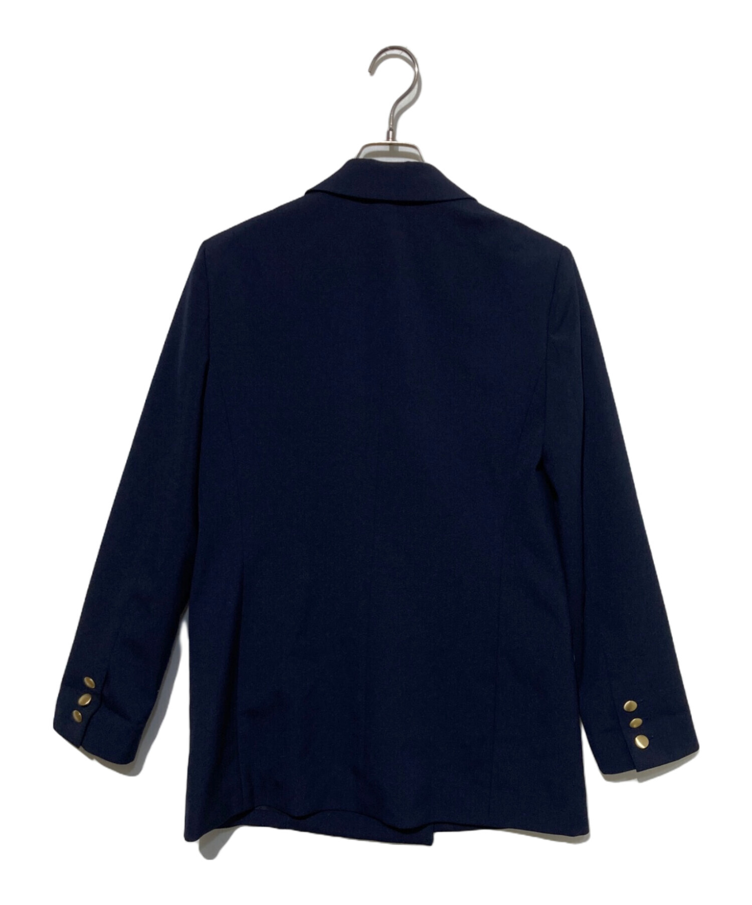 アルアバイル ネイビー ダブルブレストブレザー allureville｜ネイビー