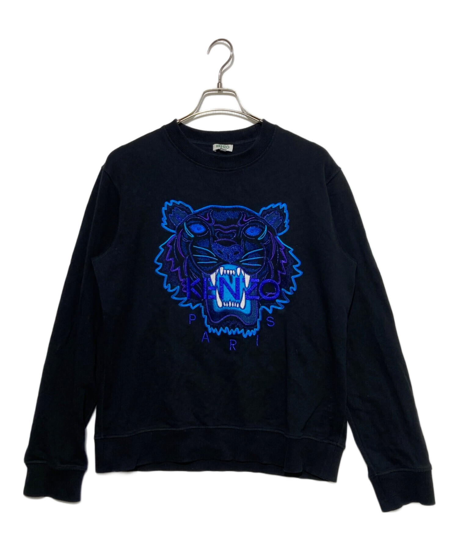 中古・古着通販】KENZO (ケンゾー) タイガー刺繍スウェット ブラック 