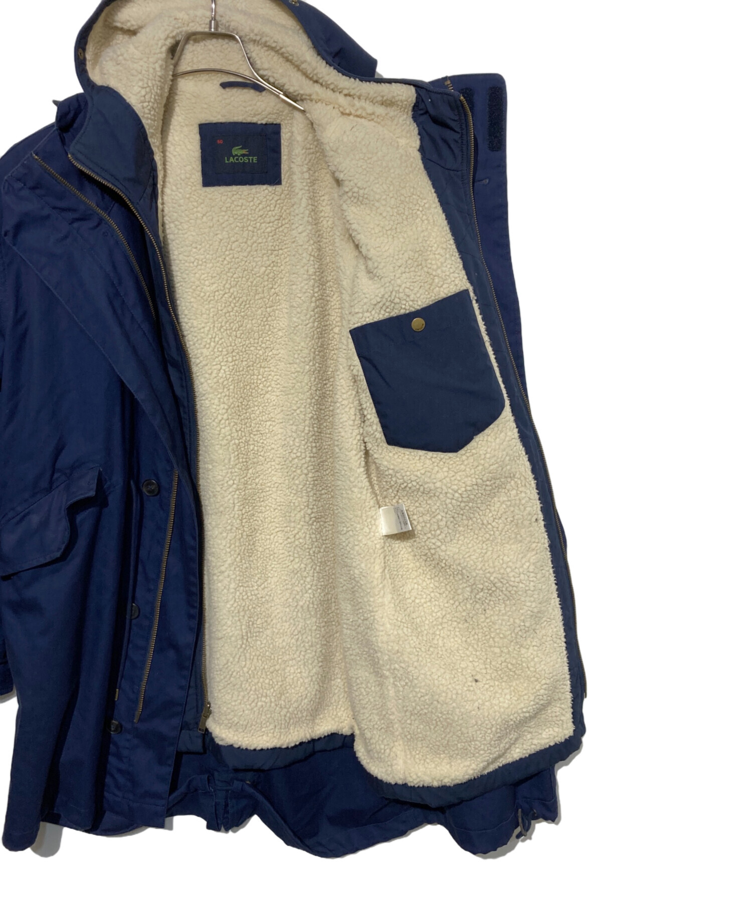 中古・古着通販】LACOSTE (ラコステ) ライナー付フーデッドコート 