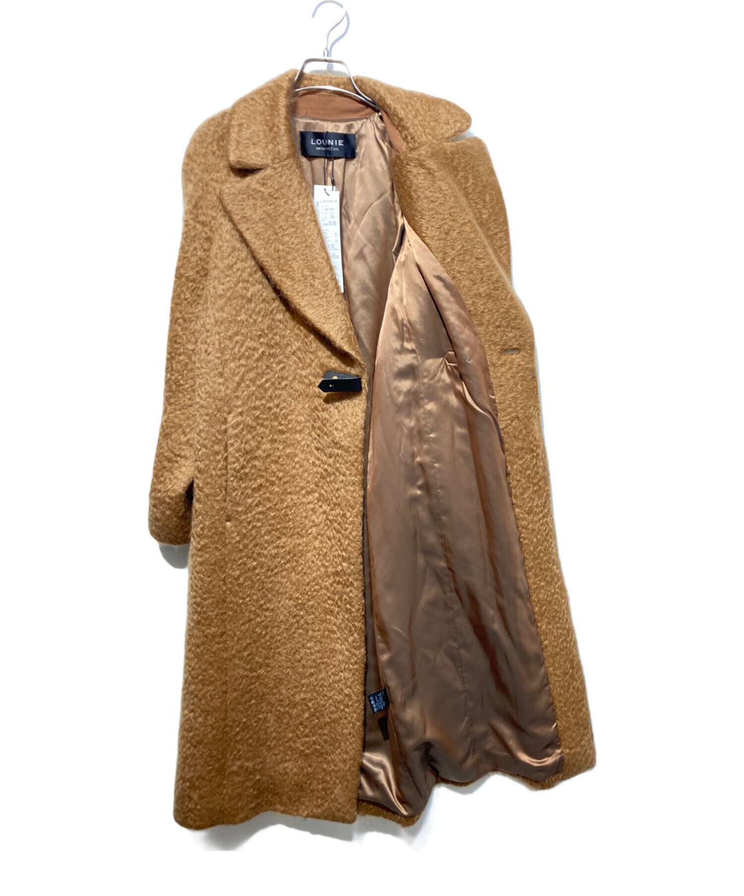 中古・古着通販】LOUNIE (ルーニー) ロングコート ブラウン サイズ:2