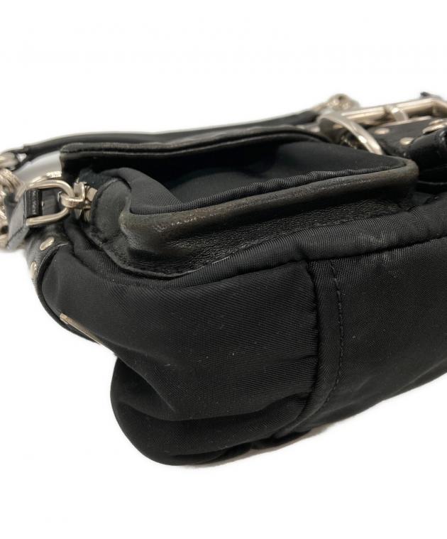 中古・古着通販】PRADA (プラダ) スタッズワンショルダーバッグ