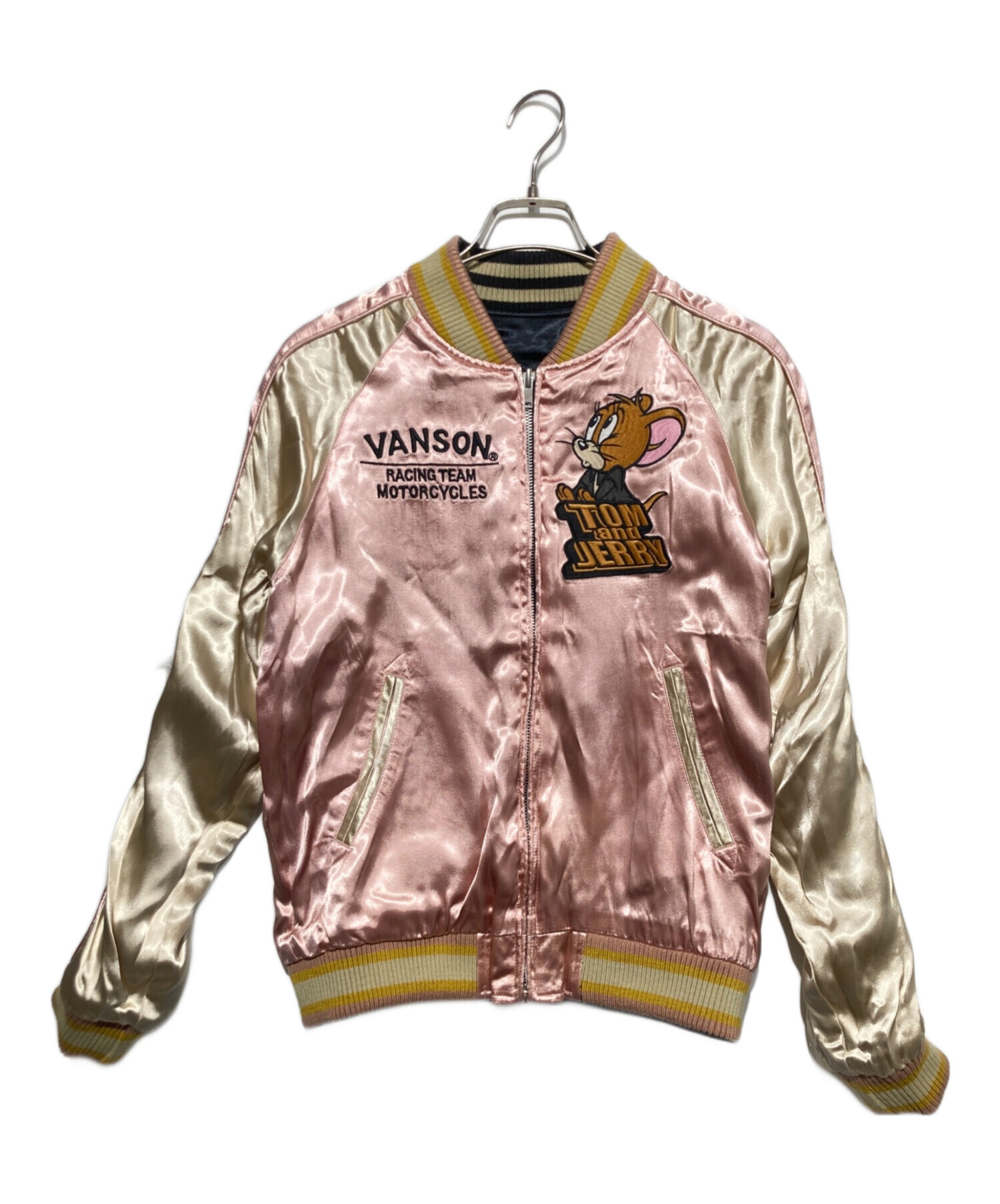 中古・古着通販】VANSON (バンソン) スカジャン ブラック サイズ:S