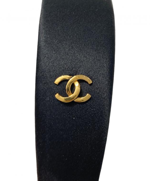 中古・古着通販】CHANEL (シャネル) ココマークカチューシャ ブラック