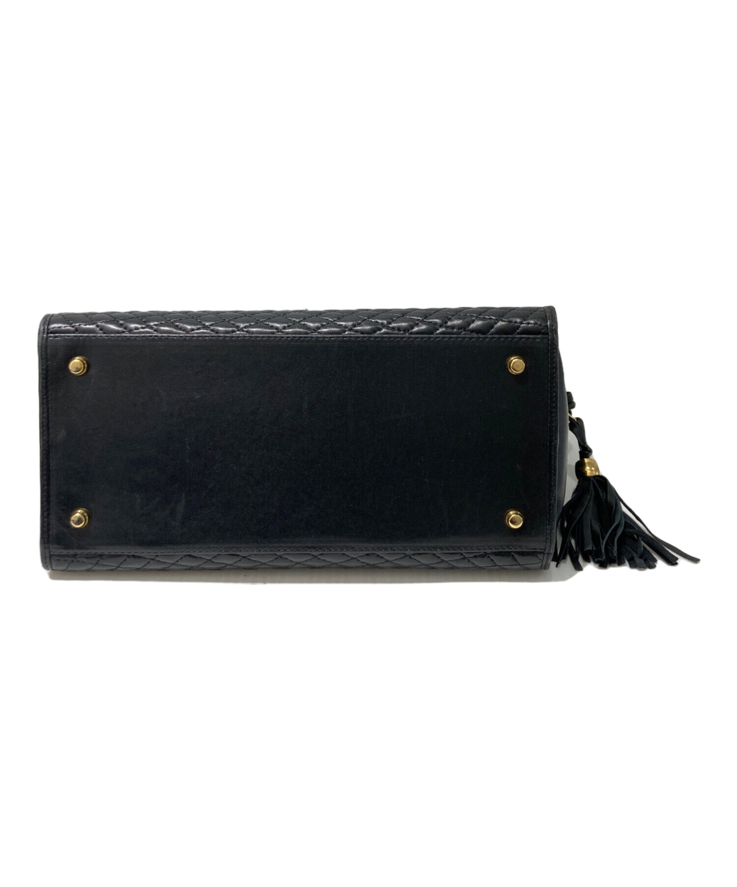 中古・古着通販】BALLY (バリー) キルティングレザーハンドバッグ