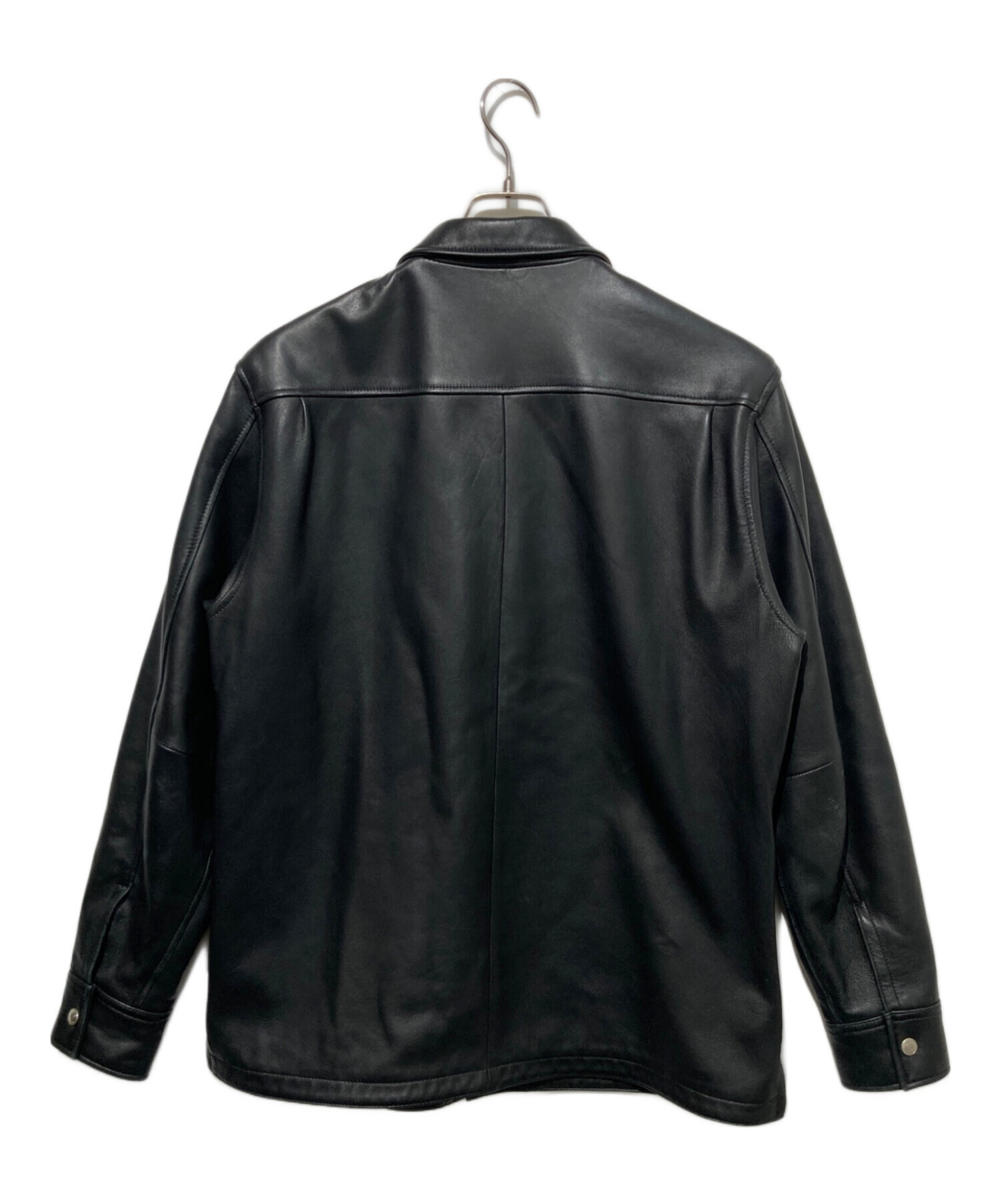 中古・古着通販】Schott (ショット) LAMB LEATHER PATCH POCKET LS 