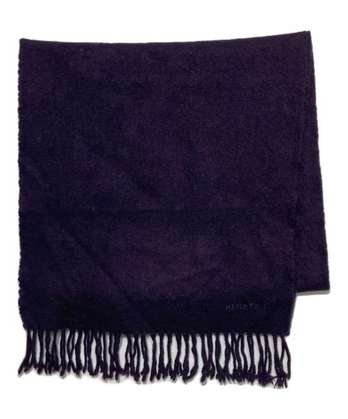 中古・古着通販】HERMES (エルメス) カシミヤマフラー パープル