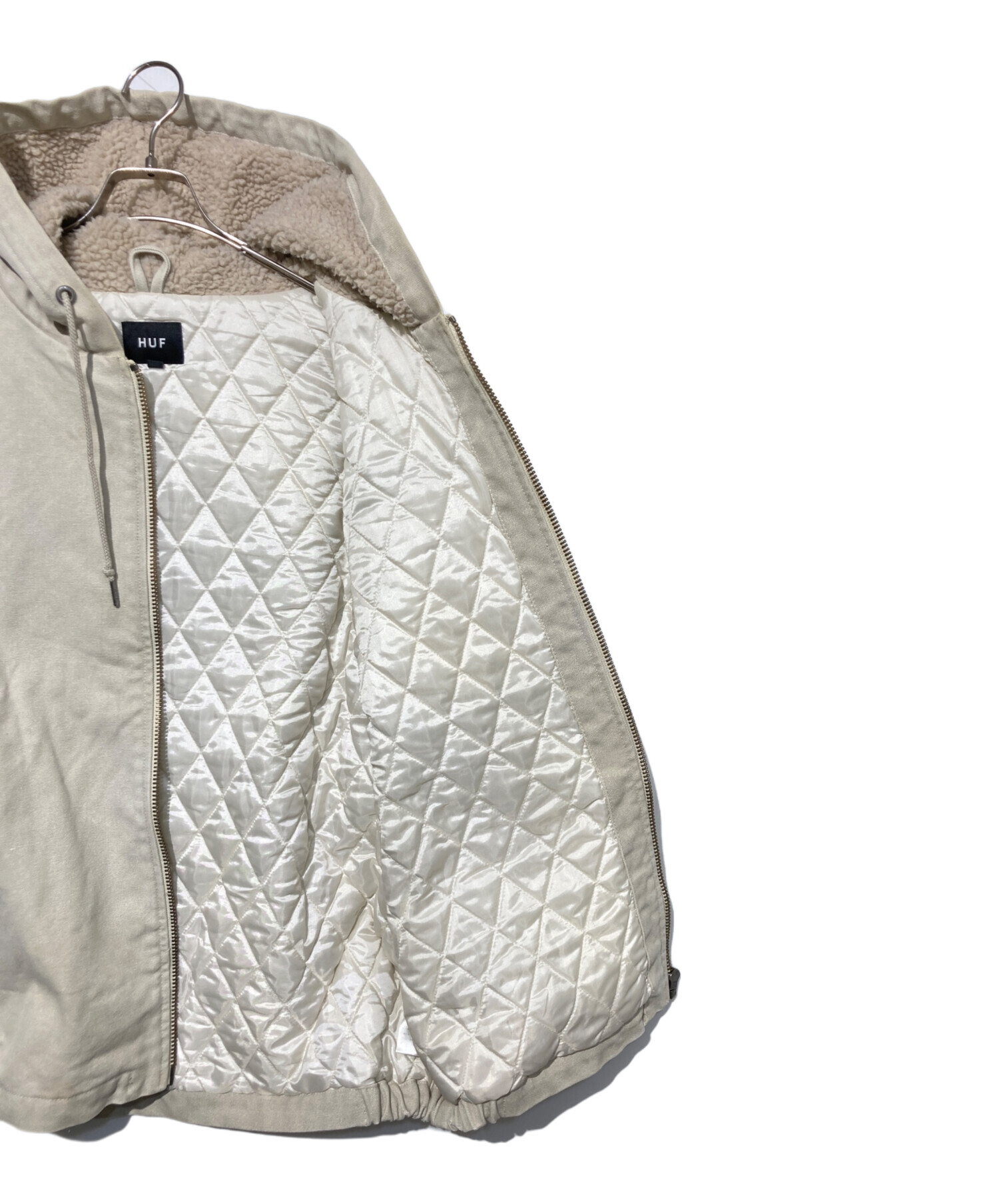 中古・古着通販】HUF (ハフ) LANDSCAPING HOODED JACKET アイボリー