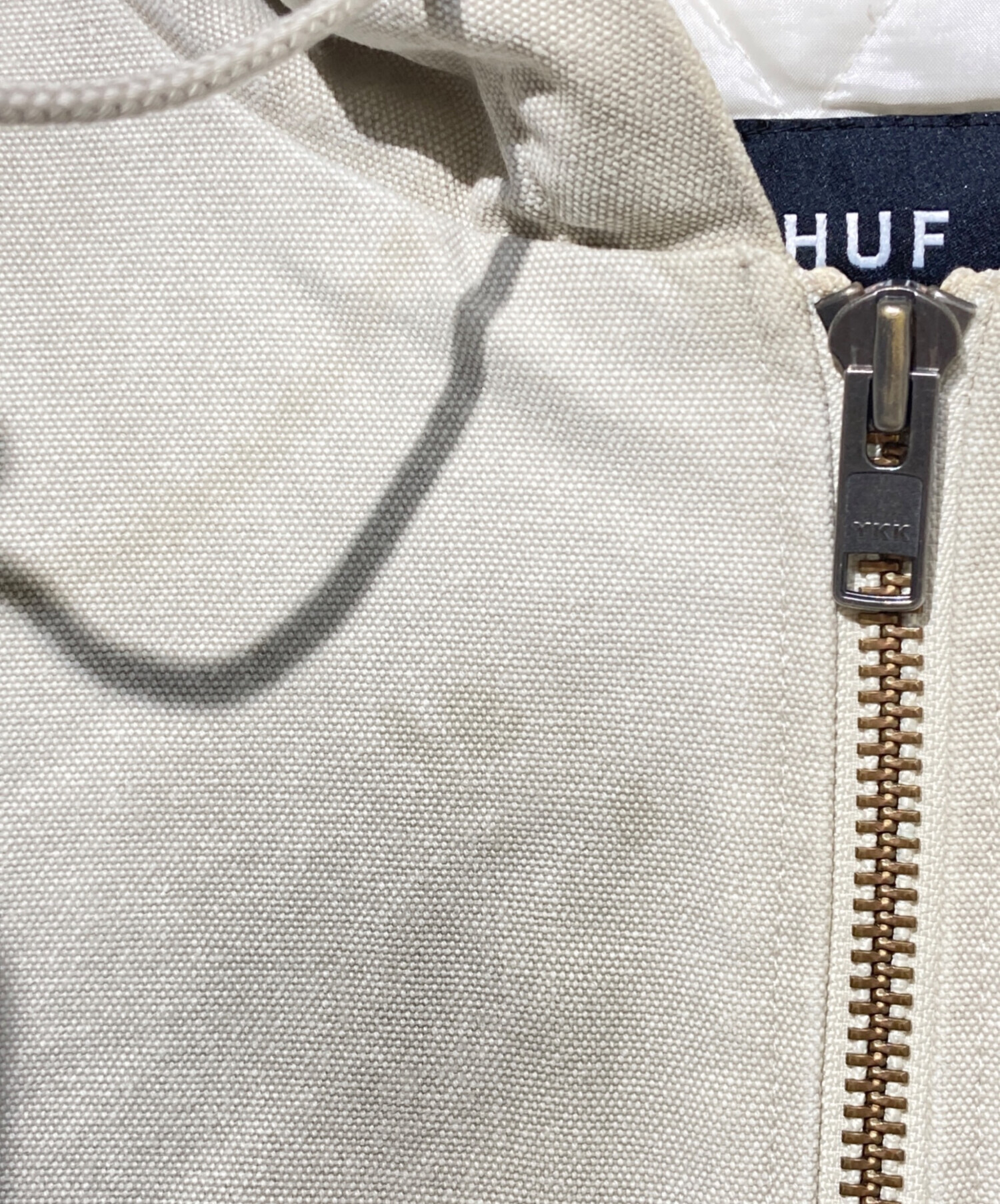 中古・古着通販】HUF (ハフ) LANDSCAPING HOODED JACKET アイボリー