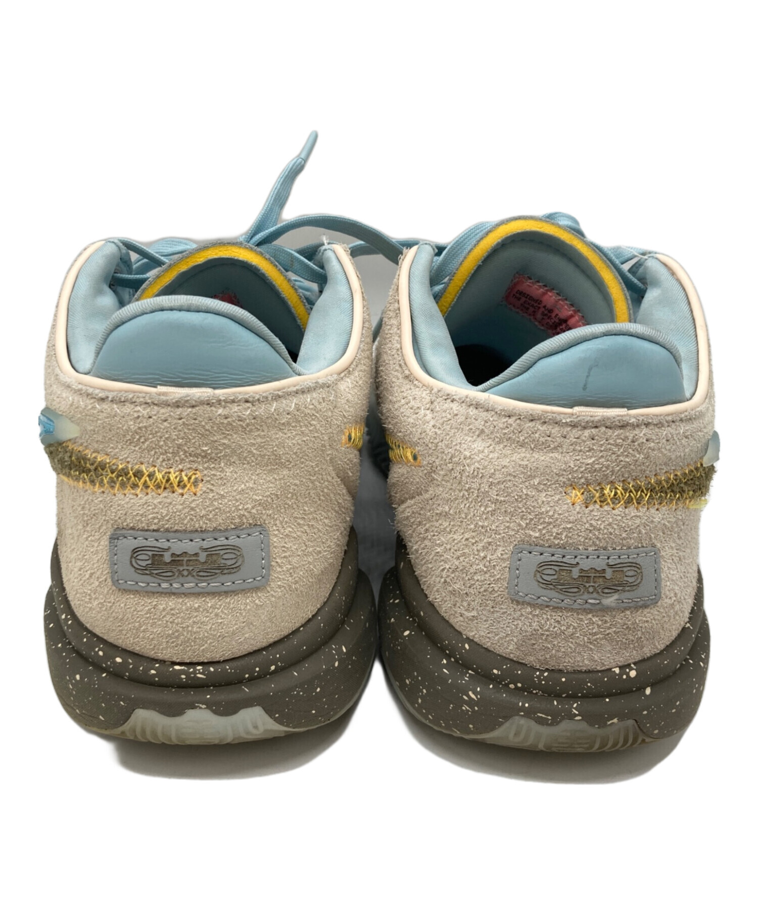 中古・古着通販】NIKE (ナイキ) UNKNWN LeBron 20 ベージュ×ブルー 