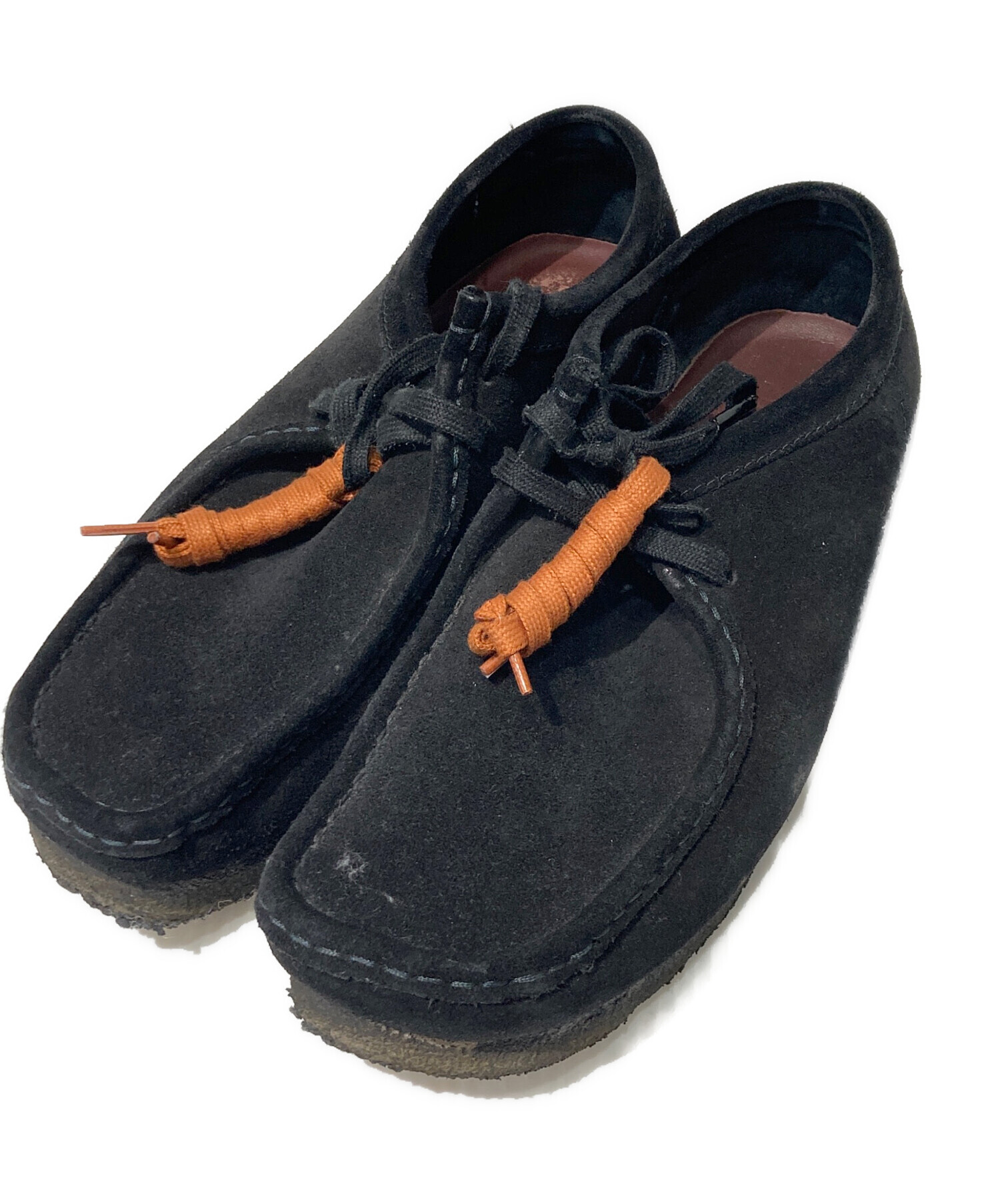 中古・古着通販】CLARKS (クラークス) ワラビーシューズ ブラック 