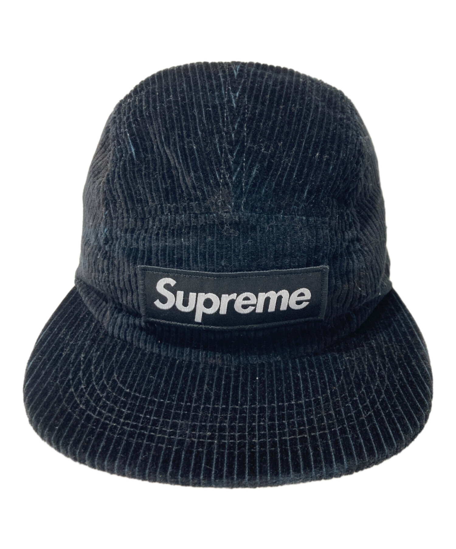 Supreme ブラック コーデュロイキャップ Supreme - Supreme Corduroy