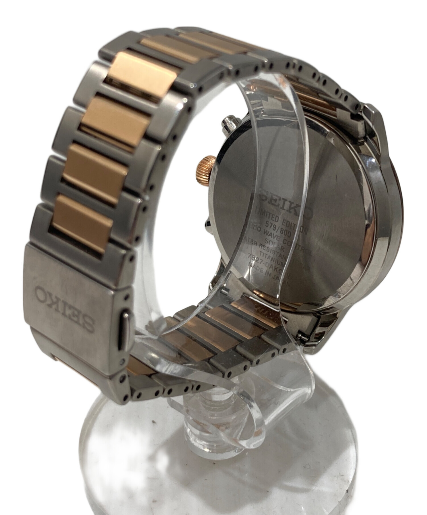 Seiko セイコー 7B27-0AKブライツ 800本限定品　チタン 中古・古着通販】SEIKO (セイコー) ブライツ リストウォッチ ブラック