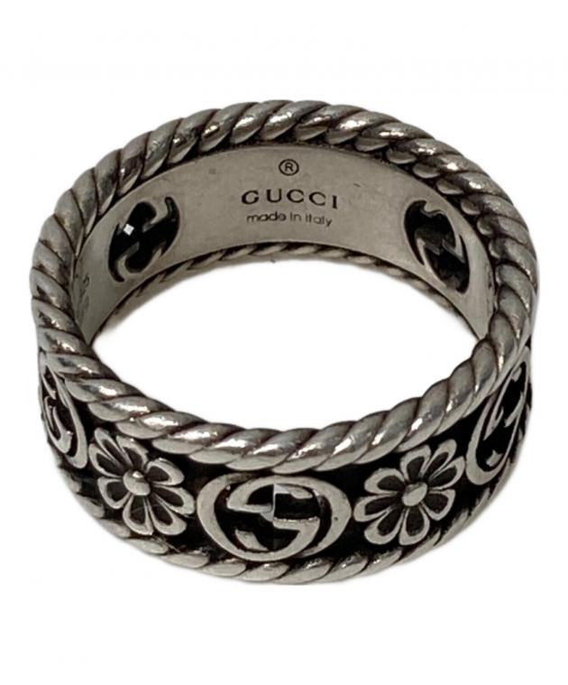 中古・古着通販】GUCCI (グッチ) インターロッキングG フラワー リング