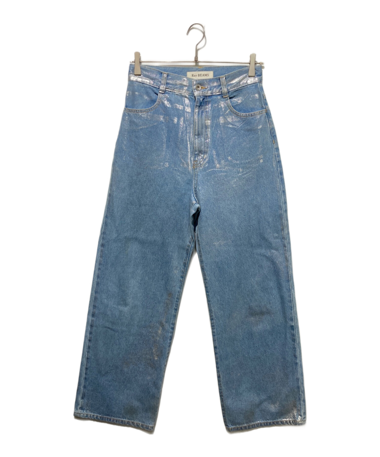 中古・古着通販】RAY BEAMS (レイ ビームス) 箔プリントデニムパンツ 