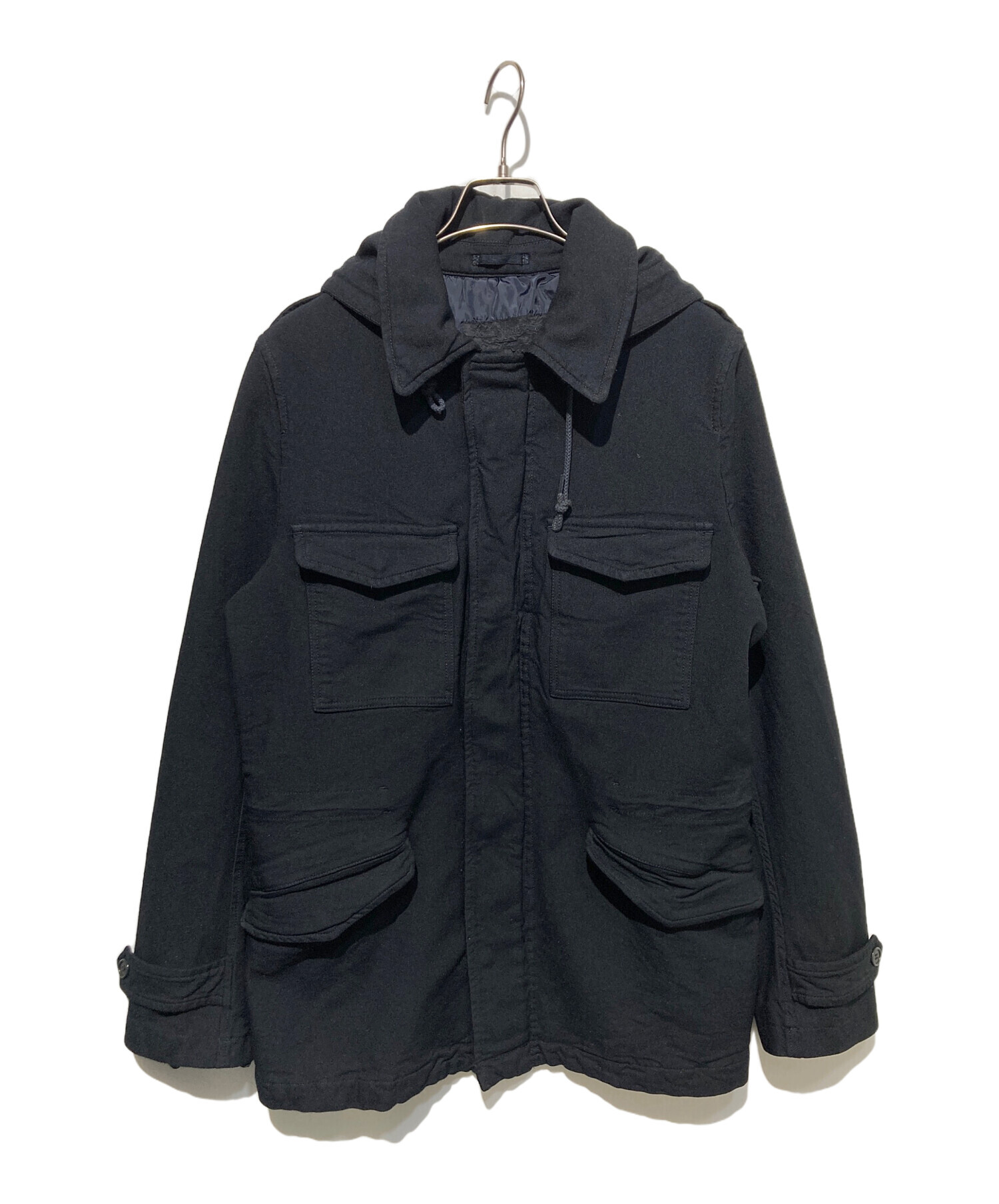 COMME des GARCONS HOMME 縮絨　コーチジャケット　サイズM Mサイズ コムデギャルソンオム ウールサージ製品縮絨ジャケットコーチ