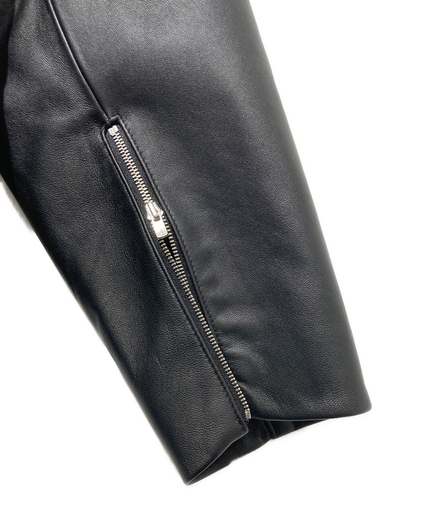 中古・古着通販】apart by (アパートバイ) レザージャケット ブラック